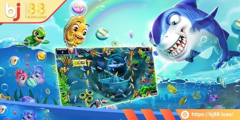 Dùng khóa mục tiêu khi tham gia bắn cá