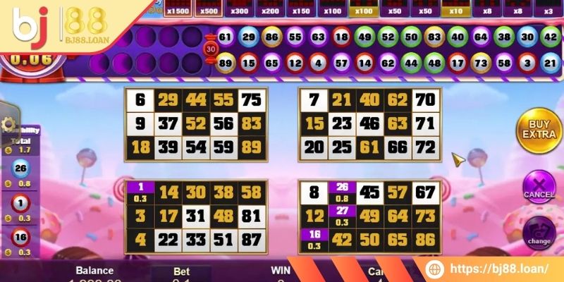 Người tham gia chọn bảng số trước phiên bắt đầu