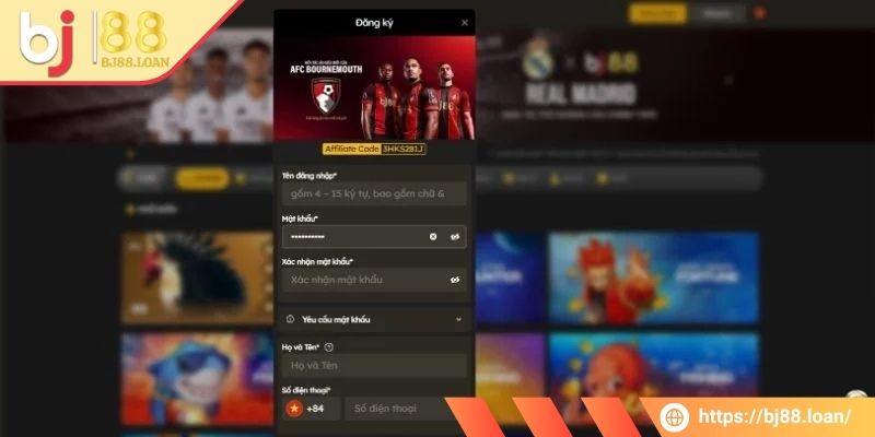 Đăng ký BJ88 cần đáp ứng điều kiện đi kèm