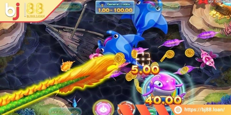 Hệ thống vũ khí game Fierce Fishing BJ88 đa dạng