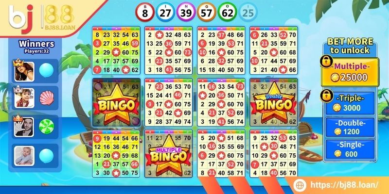 Tham gia dễ dàng Lucky Bingo BJ88 mọi lúc