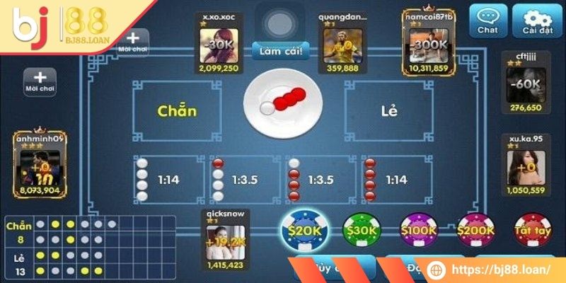 Luật chơi xóc đĩa cơ bản